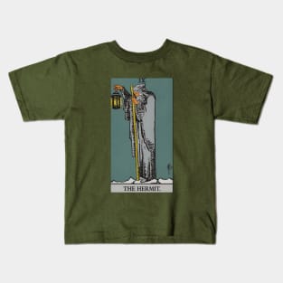 The Hermit Tarot Card Kids T-Shirt